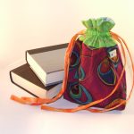 Created from Jeni Baker's Drawstring bag Tutorial from her blog, In Color Order.